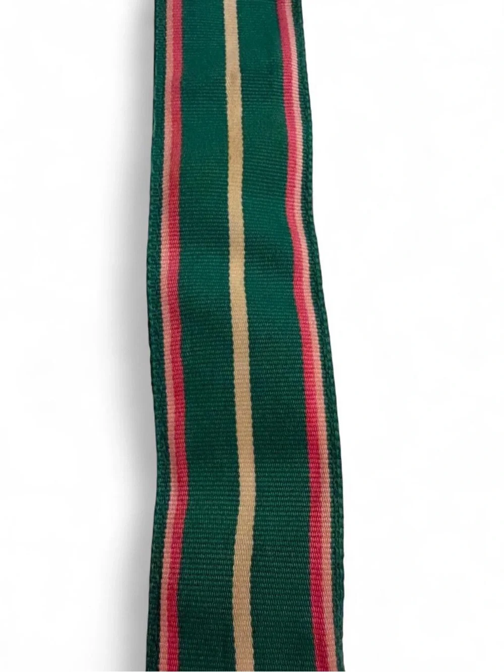 Vintage Lilly Pulitzer Green Belt with Pink and Tan Stripes